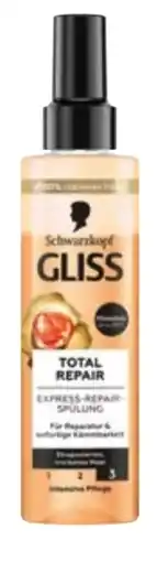 dm Schwarzkopf Gliss Kur Total Repair Express-Repair-Spülung Angebot
