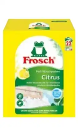 dm Frosch Voll-Waschpulver Citrus Angebot