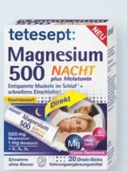 dm Tetesept Magnesium 500 Nacht Direct Sticks Angebot