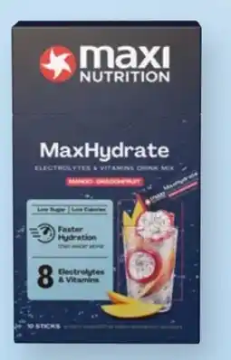 dm Maxi Nutrition MaxHydrate Drink Mango& Drachenfrucht Sticks Angebot