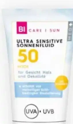 Bipa Bi Care Sun Ultra Sensitive Sonnenfluid LSF 50 Angebot