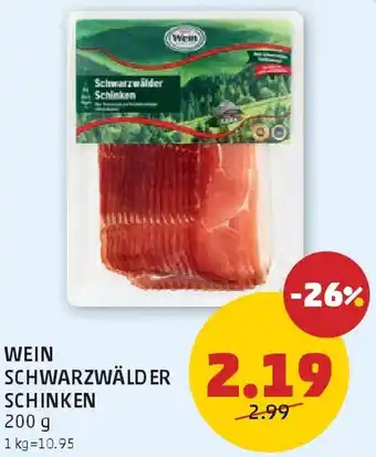 PENNY Wein schwarzwälder schinken Angebot