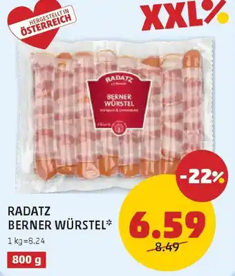 PENNY Radatz berner würstel Angebot