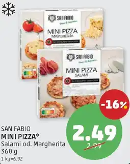 PENNY San fabio mini pizza Salami od. Margherita Angebot