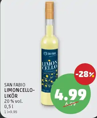 PENNY San fabio limoncello- likör Angebot