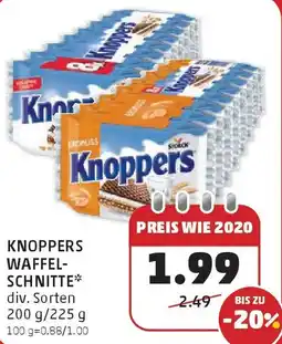 PENNY Knoppers waffel- schnitte Angebot