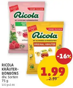 PENNY Ricola kräuter- bonbons Angebot