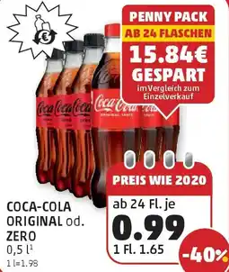 PENNY Coca-cola original od. zero Angebot