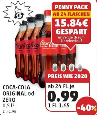 PENNY Coca-cola original od. zero Angebot