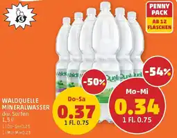 PENNY Waldquelle mineralwasser Angebot