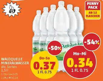 PENNY Waldquelle mineralwasser Angebot