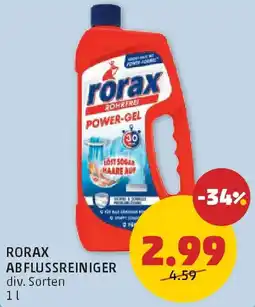 PENNY Rorax abflussreiniger Angebot