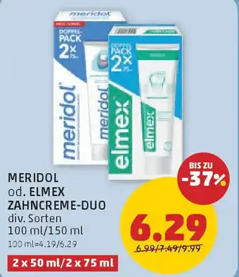PENNY Meridol od. elmex zahncreme-duo Angebot