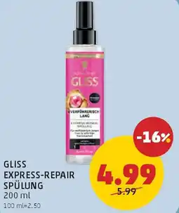 PENNY Gliss express-repair spülung Angebot