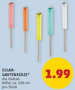 PENNY Solar- garten kerze Angebot
