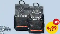 PENNY Butcher's grillkohle od. grillbriketts Angebot