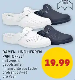 PENNY Damen- und herren- pantoffel Angebot