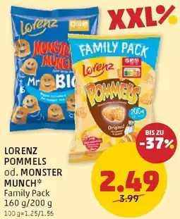 PENNY Lorenz pommels od. monster munch Angebot