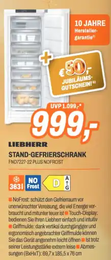 ETech Liebherr stand-gefrierschrank fnd7227-22 plus nofrost Angebot
