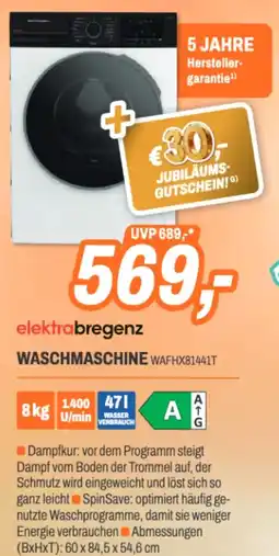ETech Elektrabregenz waschmaschine wafhx81441t Angebot