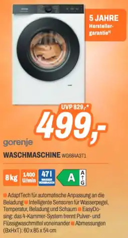 ETech Gorenje waschmaschine wg684a3t1 Angebot