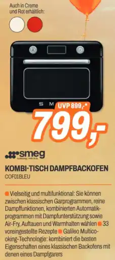 ETech Kombi-tisch dampfbackofen cof01bleu Angebot