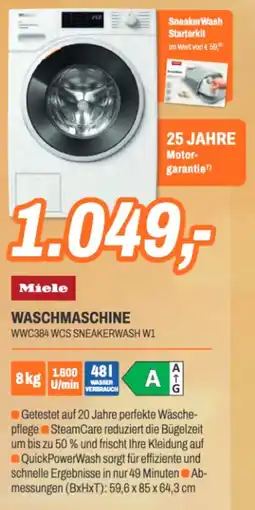 ETech Waschmaschine wwc384 wcs sneakerwash w1 Angebot