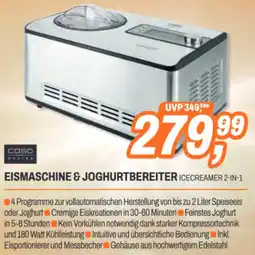 ETech Eismaschine & joghurtbereiter icecreamer 2-in-1 Angebot