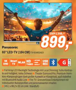 ETech Panasonic 65" led-tv (164 cm) tv-65w93ae9 Angebot