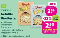 Denn's Biomarkt Gefüllte Bio-Pasta Angebot