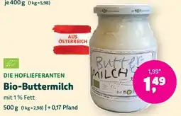 Denn's Biomarkt Bio-Buttermilch Angebot