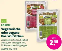 Denn's Biomarkt Vegetarische oder vegane Bio-Würstchen Angebot