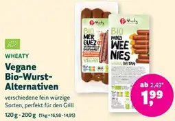 Denn's Biomarkt Vegane Bio-Wurst- Alternativen Angebot
