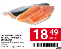 Transgourmet Lachsforellenfilet mit haut entgrätet Angebot