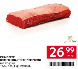 Transgourmet Prime beef beiried (roastbeef, striploin) Angebot