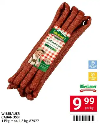 Transgourmet Wiesbauer cabanossi Angebot