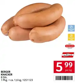 Transgourmet Berger knacker Angebot