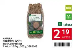 Transgourmet Natura bio berglinsen Angebot