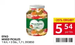 Transgourmet Efko mixed pickles Angebot