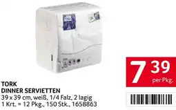 Transgourmet Tork dinner servietten Angebot