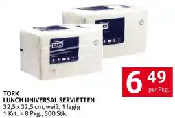 Transgourmet TORK LUNCH UNIVERSAL SERVIETTEN Angebot