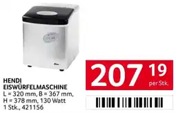 Transgourmet Hendi eiswürfelmaschine Angebot
