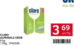 Transgourmet Claro alpensalz grob Angebot