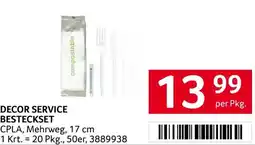 Transgourmet Decor service besteckset Angebot