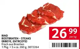 Transgourmet Rind rostbraten - steaks (ribeye, entrcote) Angebot