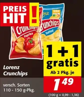 Nah&Frisch Lorenz Crunchips Angebot