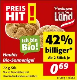Nah&Frisch Haubis Bio-Sonnenigel Angebot