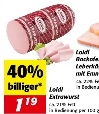 Nah&Frisch Loidl Extrawurst Angebot