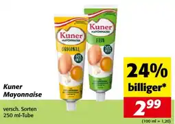 Nah&Frisch Kuner Mayonnaise Angebot