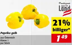 Nah&Frisch Paprika gelb Angebot
